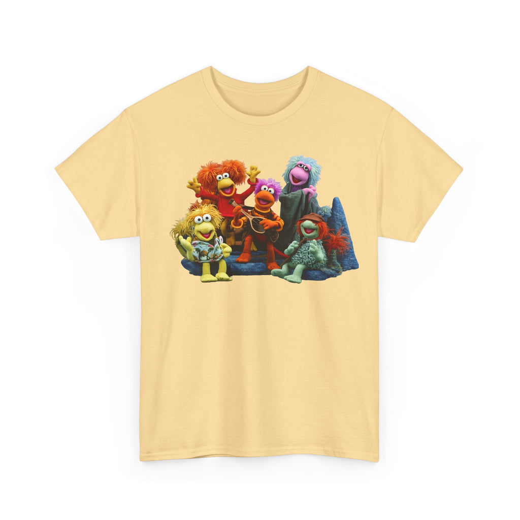 Fraggle Rock Muppet Crew Graphic Tee — Vintage Puppet Group T-Shirt