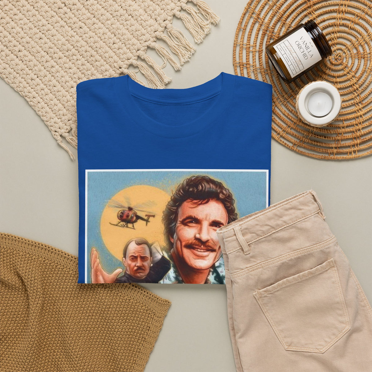 Magnum, P.I. Retro TV Show Inspired Cotton T-Shirt