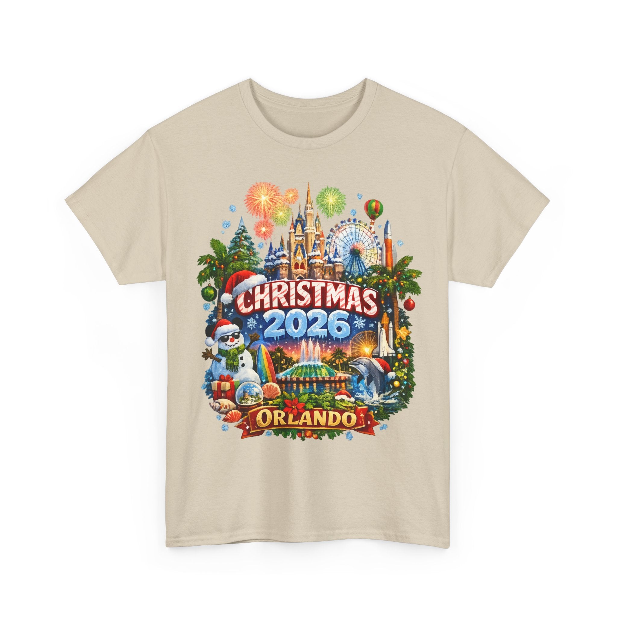 Christmas 2026 Orlando T-Shirt — Holiday Theme Park Souvenir Tee