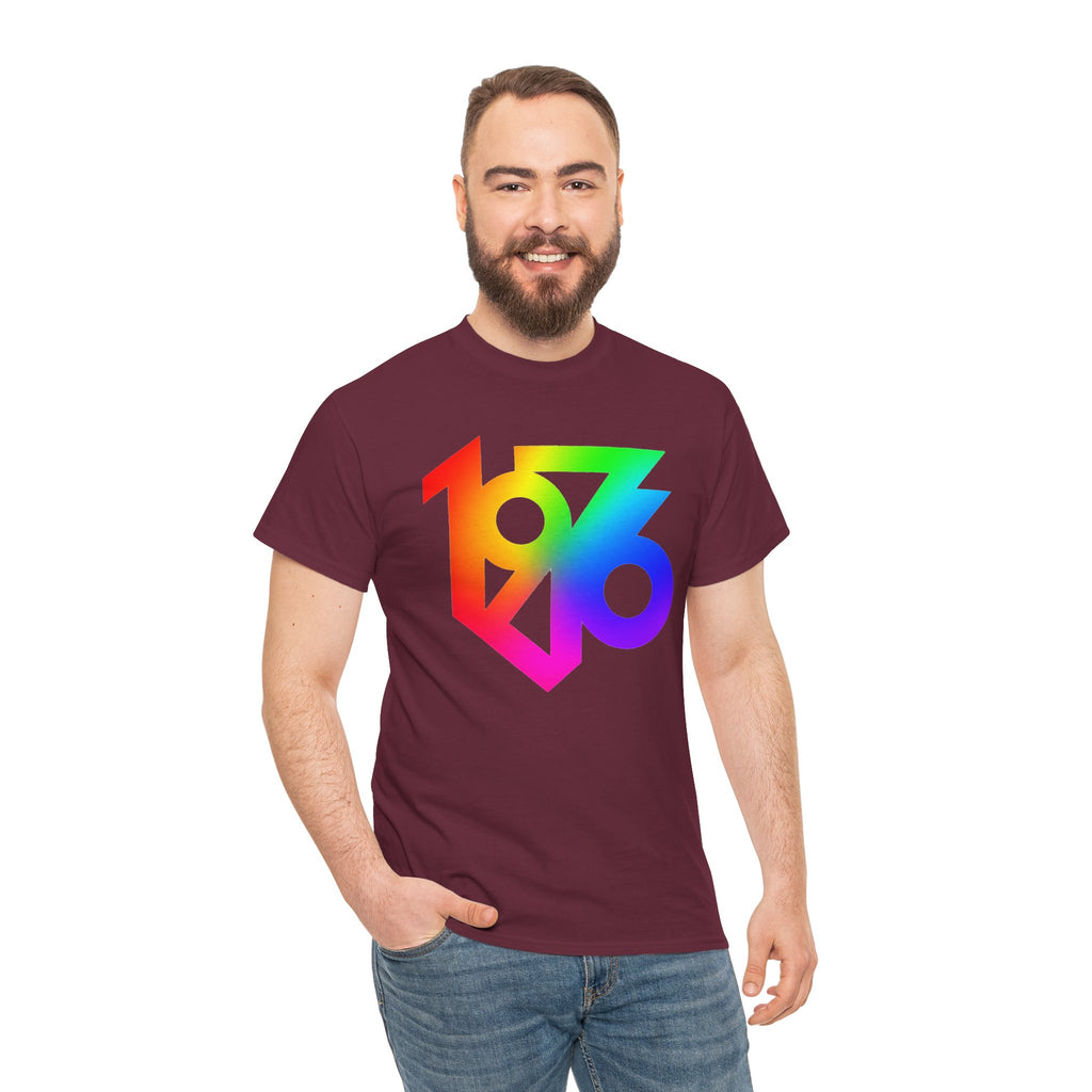 1976 Collection Rainbow Retro Tee / Cotton T-Shirt