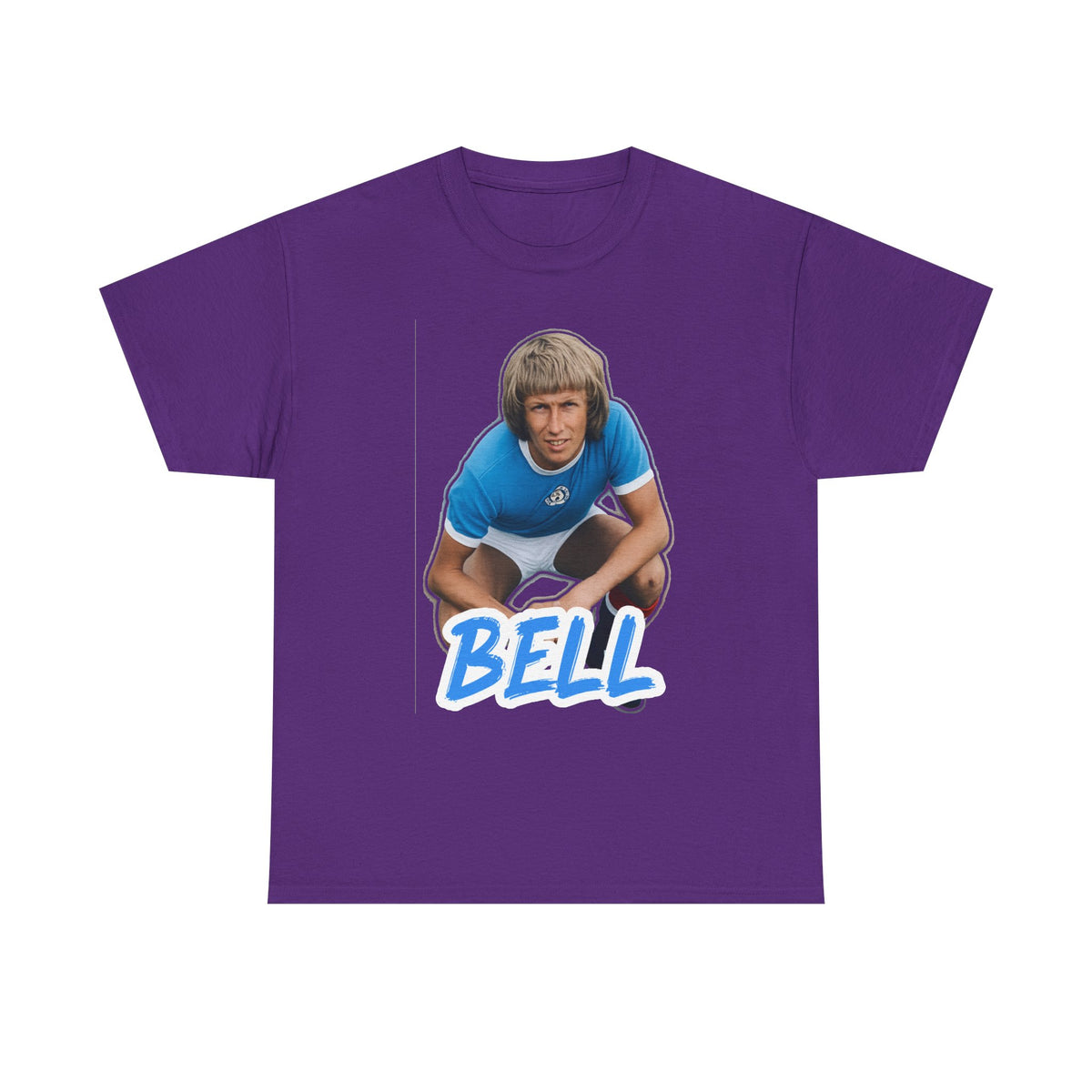 Colin Bell Manchester City Legend Retro Soccer Tee — Vintage Player Graphic T-Shirt