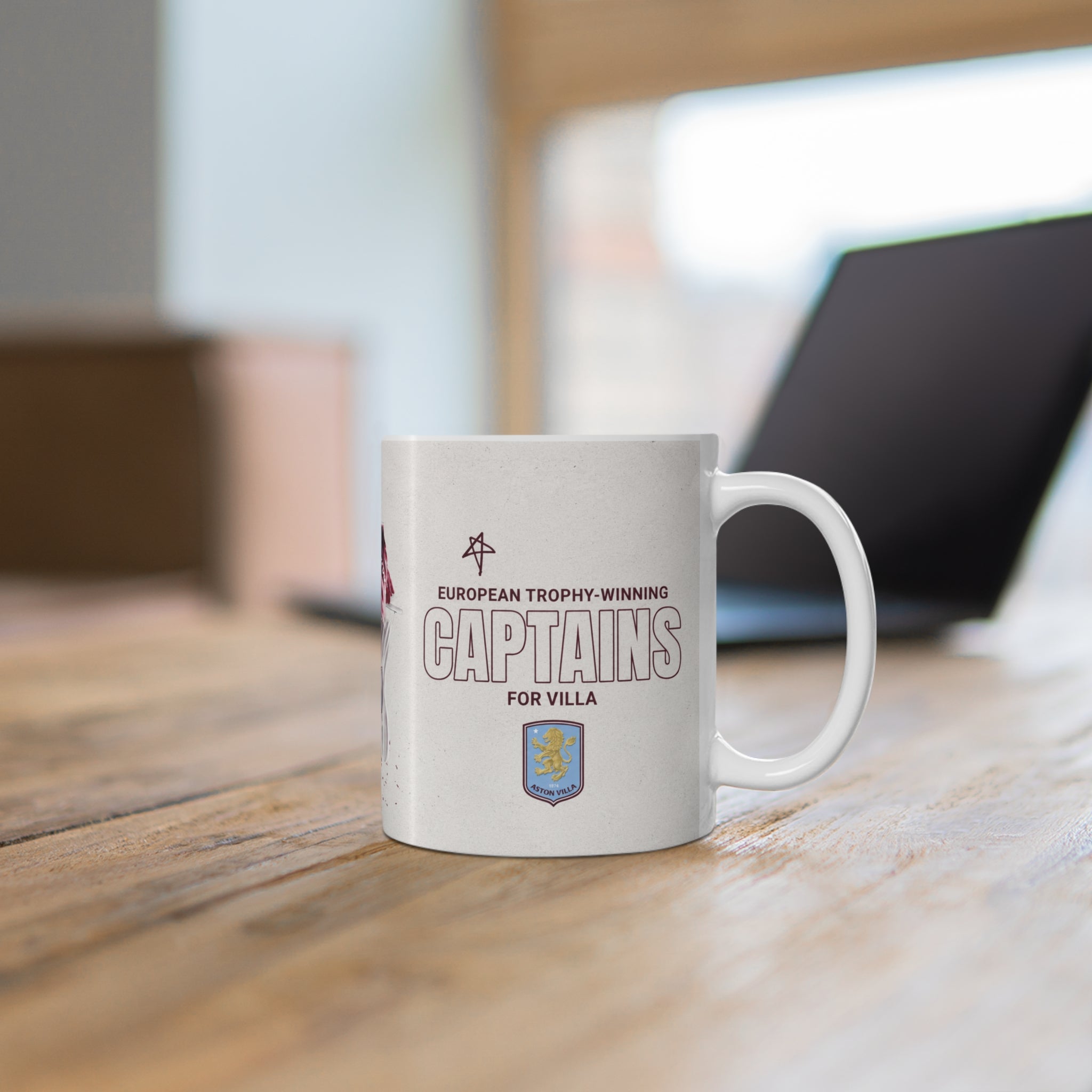 Aston Villa Captains Ceramic Coffee Mug — 11oz & 15oz