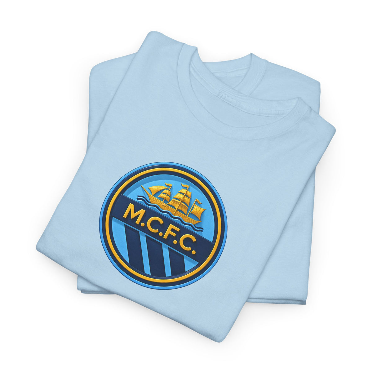 Manchester City Inspired MCFC Unisex Heavy Cotton Tee