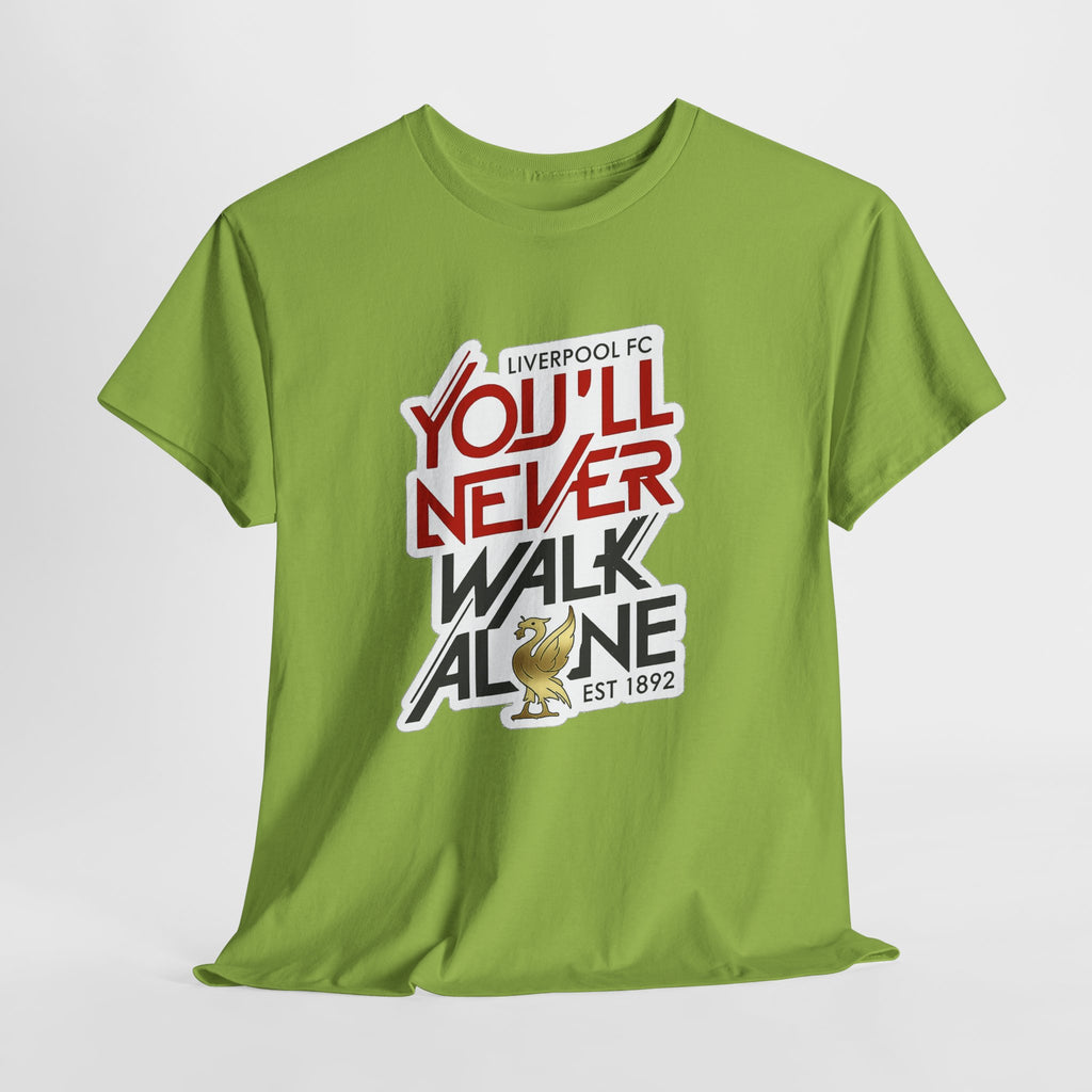 Liverpool You'll Never Walk Alone Cotton T-Shirt — Liverpool FC Fan Tee