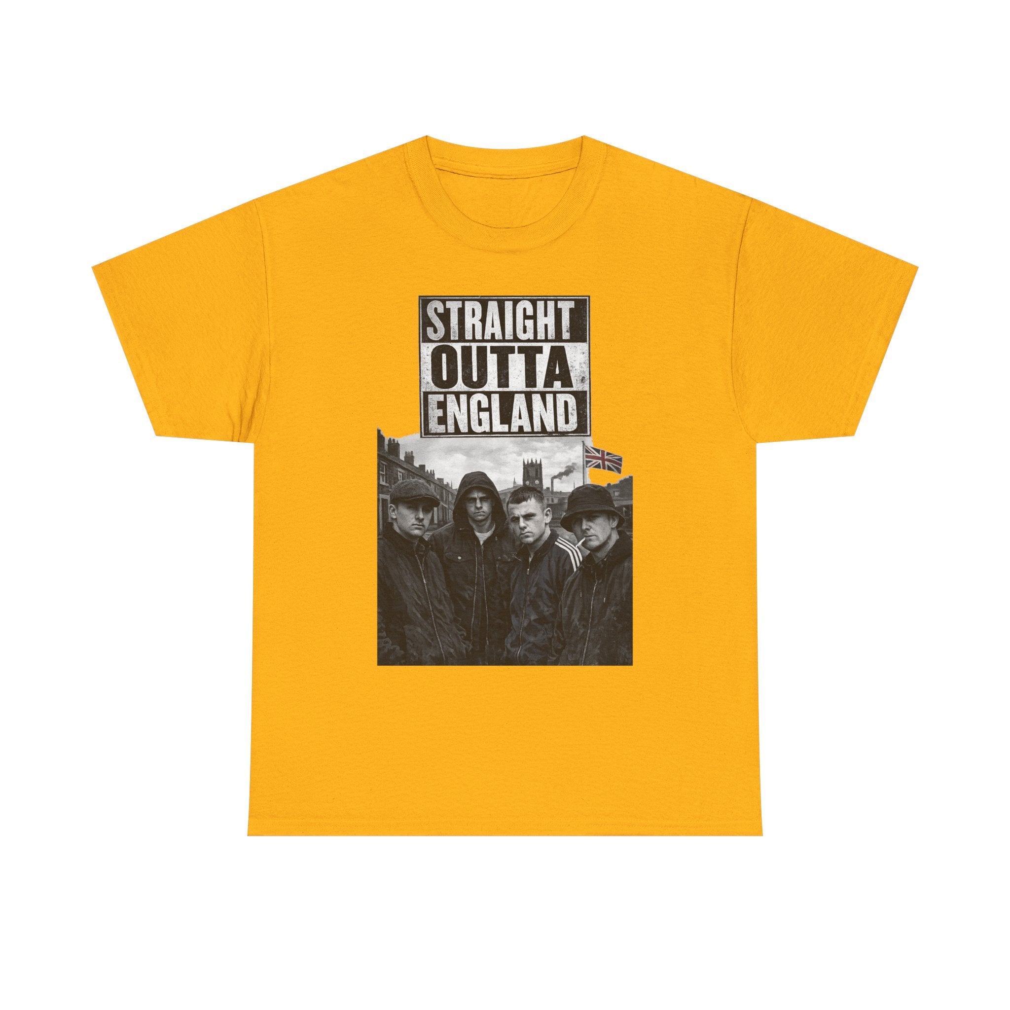 Straight Outta England T-Shirt — Retro Band Photo Tee