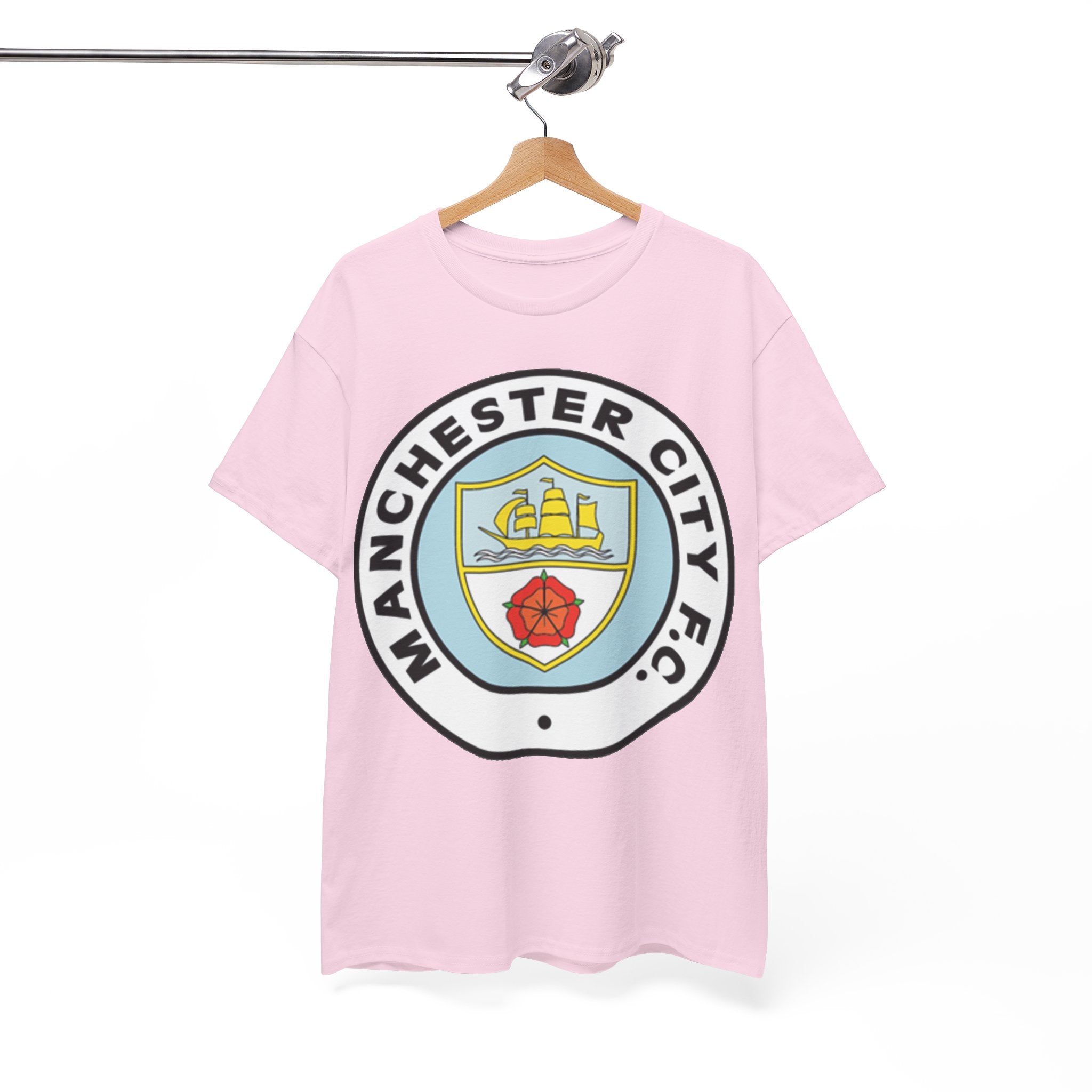 Manchester City F.C. Retro Crest T-Shirt – Retro Football Fan Tee
