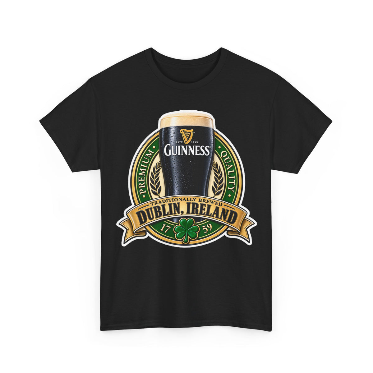 Guinness Dublin Ireland Graphic Cotton T-Shirt