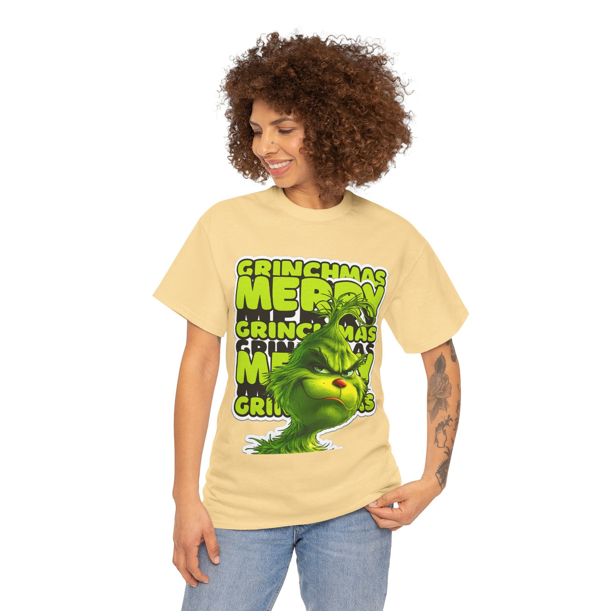 Grinchmas Merry Grinch Christmas Cotton T-Shirt / Tee