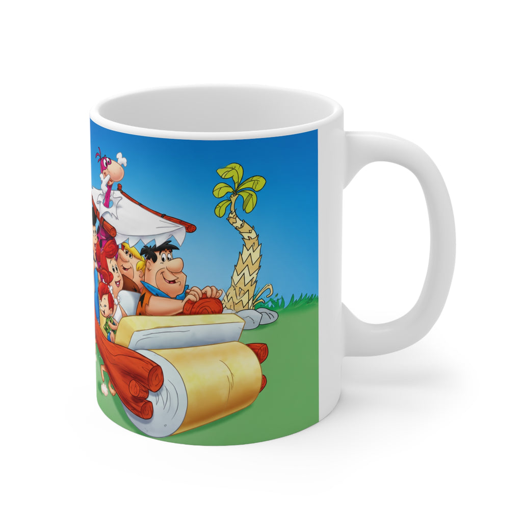 Flintstones Cartoon Ceramic Coffee Mug – Classic TV Family 11oz & 15oz