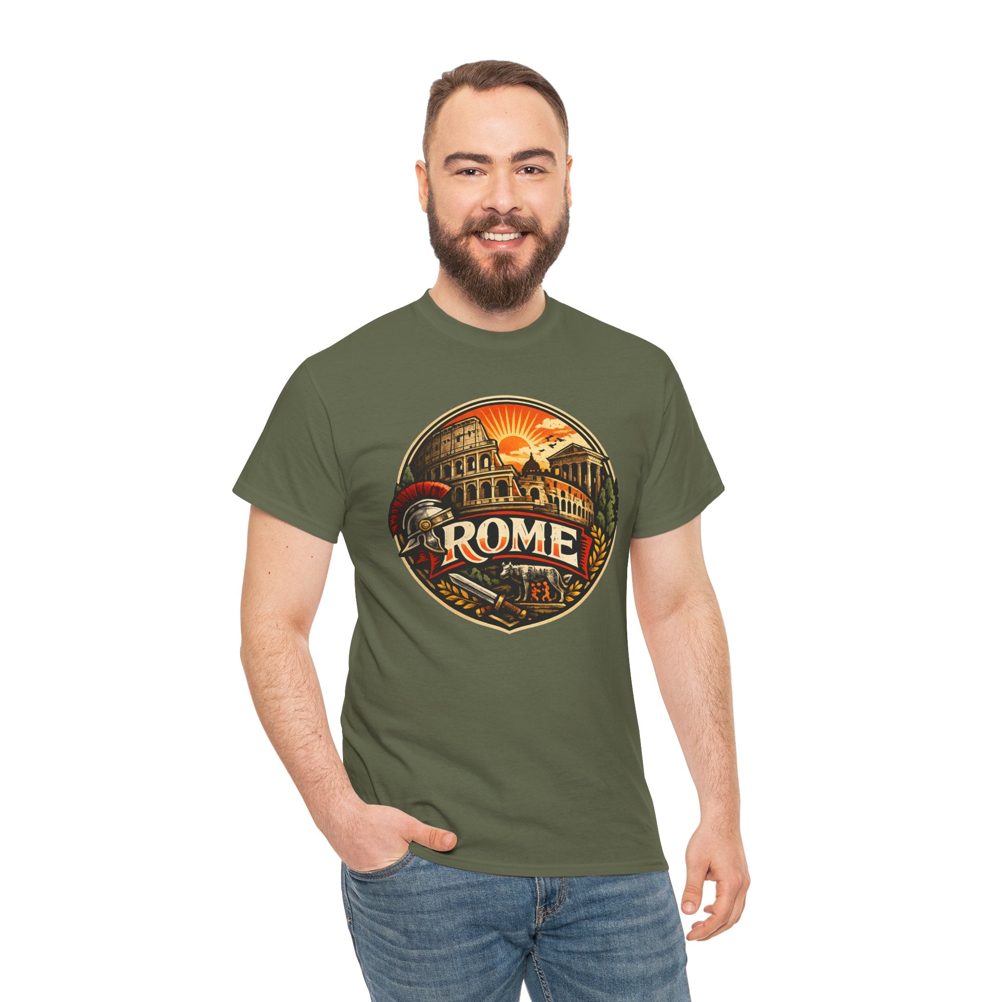 Rome Vintage Graphic Tee — Retro Italy Travel T-Shirt