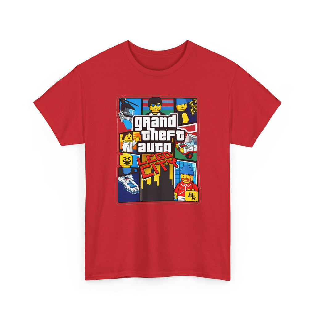 GTA Lego City Retro Block-Style 'Grand Theft Auto' Graphic Tee