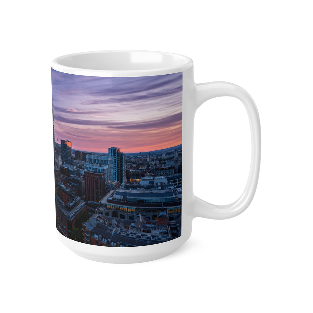 City Skyline Coffee Mug — Manchester Evening Skyline 11oz/15oz
