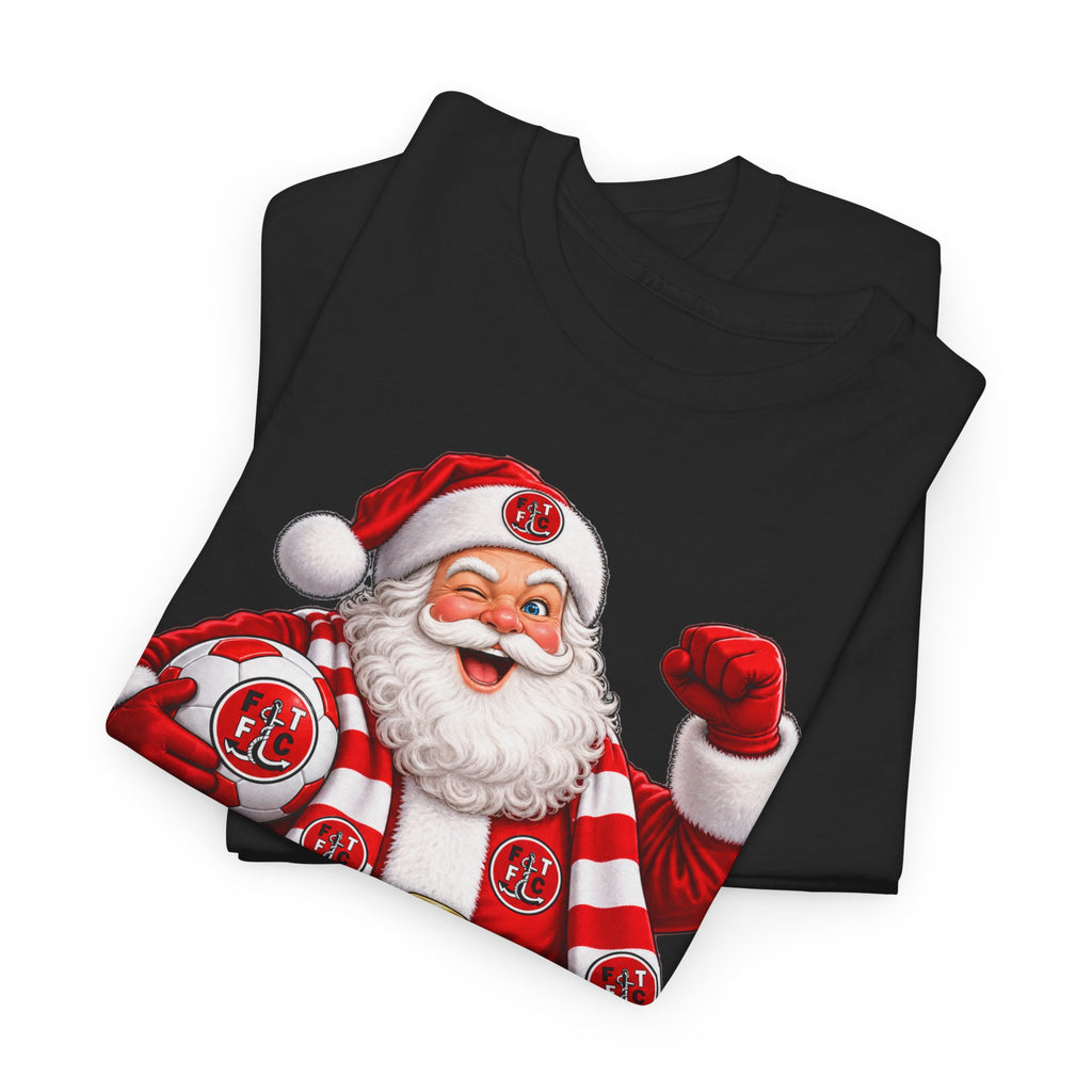 Santa Is a Fleetwood Fan Cotton T-Shirt