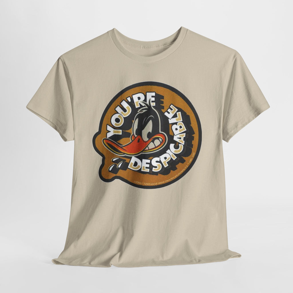 Vintage Daffy Duck Graphic Tee — “You're Despicable” Retro Cartoon Shirt
