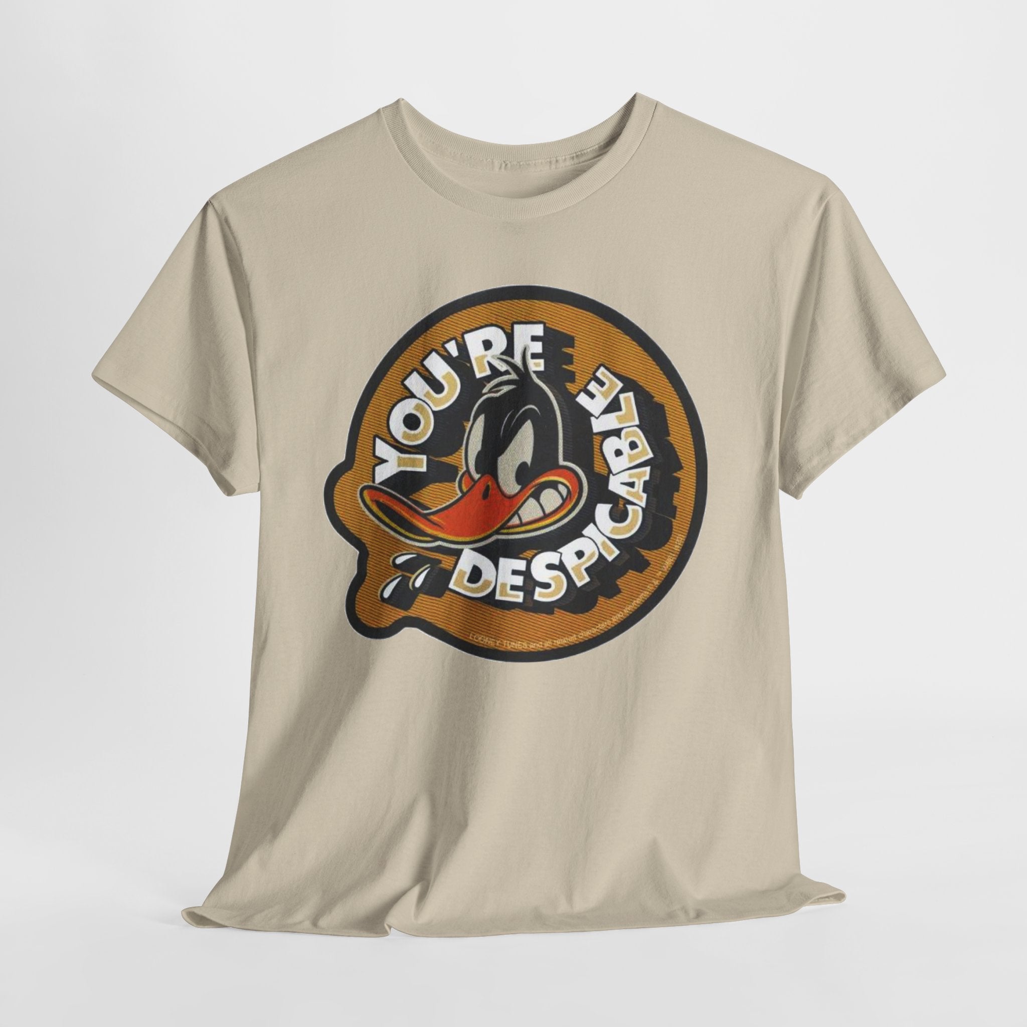 Vintage Daffy Duck Graphic Tee — “You're Despicable” Retro Cartoon Shirt