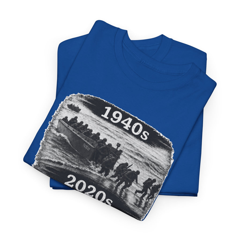1940s vs 2020s Veterans Tribute Tee — "Is This What They Fought For?"