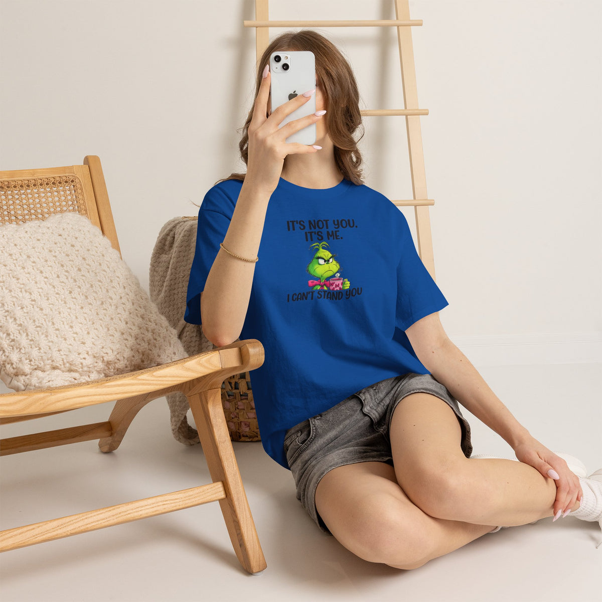 Grumpy Grinch Tee – "It's Not You. It's Me. I Can't Stand You" Christmas Shirt
