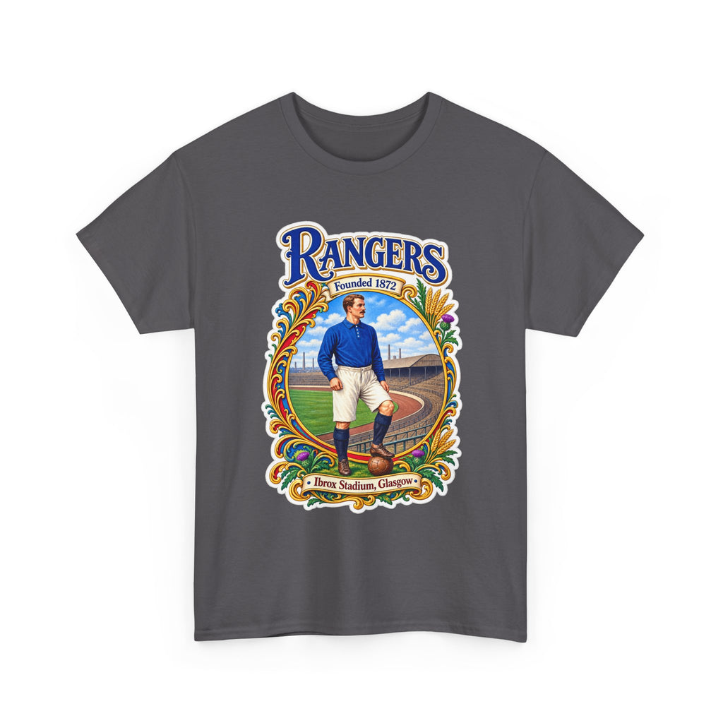 Rangers Retro Player Field Graphic Cotton T-Shirt