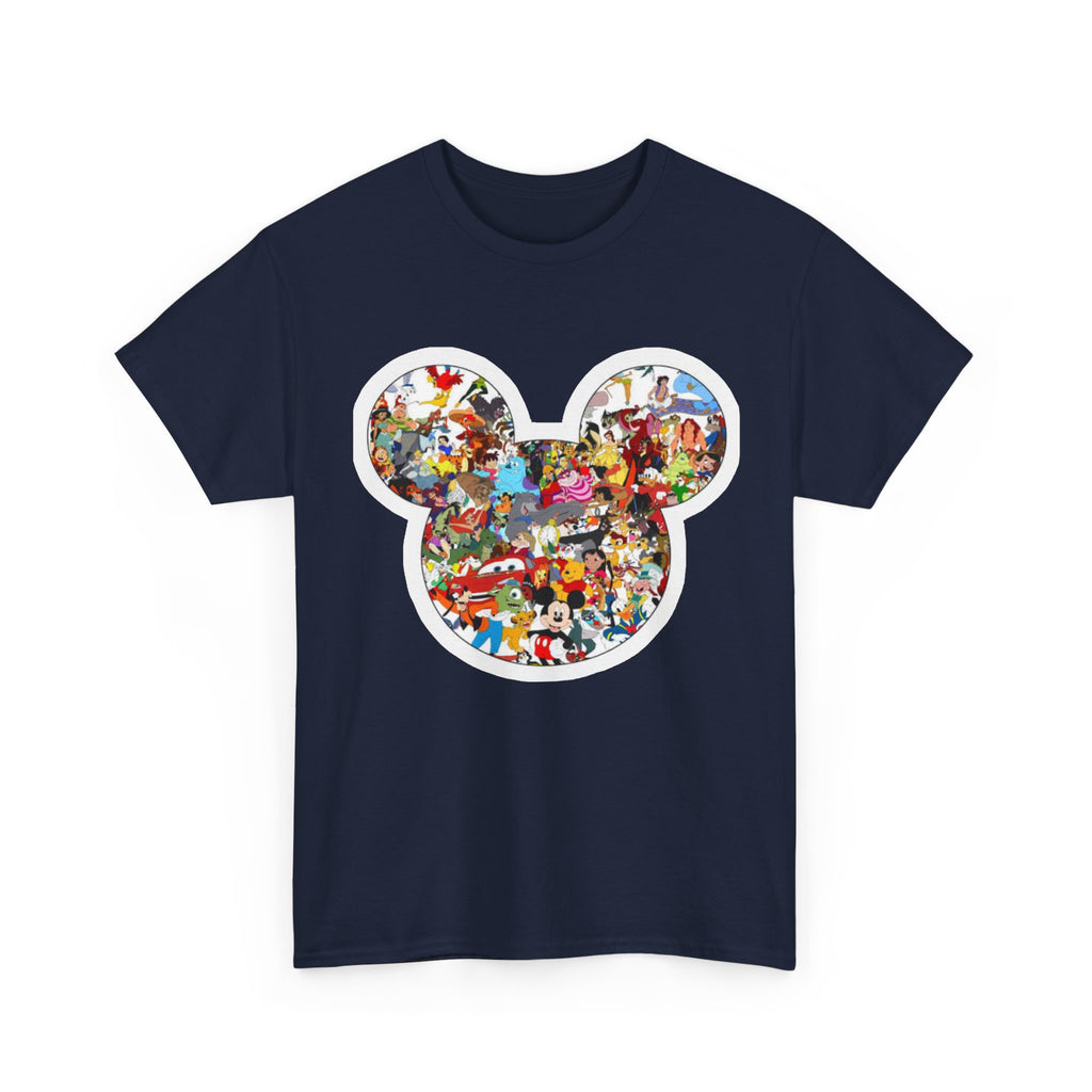 Mickey Collage T-Shirt — Vintage Disney Characters Graphic Tee