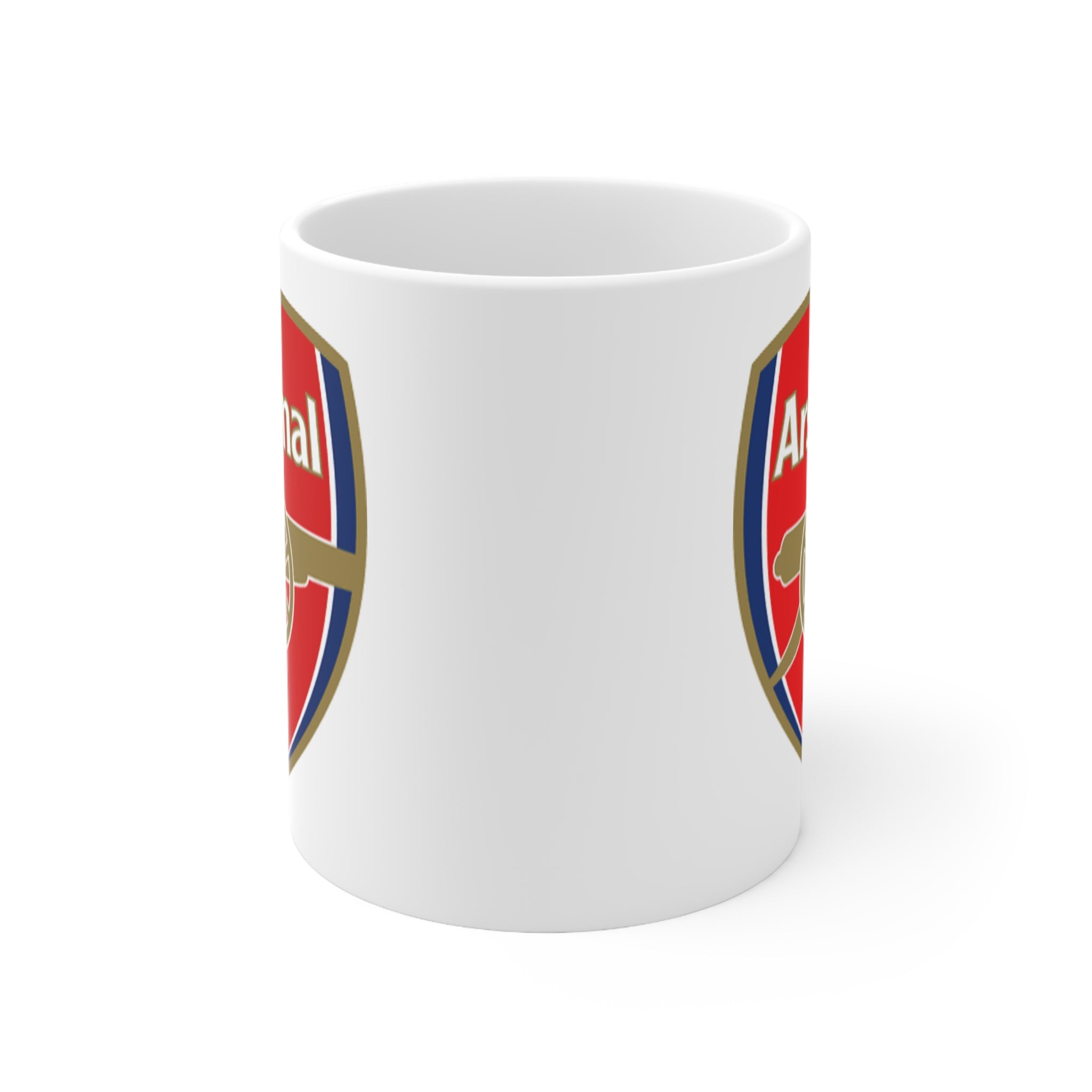 Arsenal Football Club Crest Mug — Ceramic Coffee Cup (11oz & 15oz)