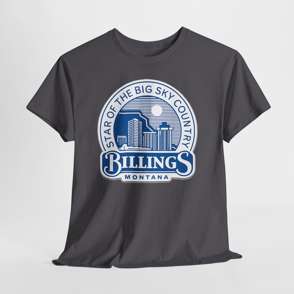Billings Montana Tee — "Star of the Big Sky Country" Retro City Skyline T-Shirt