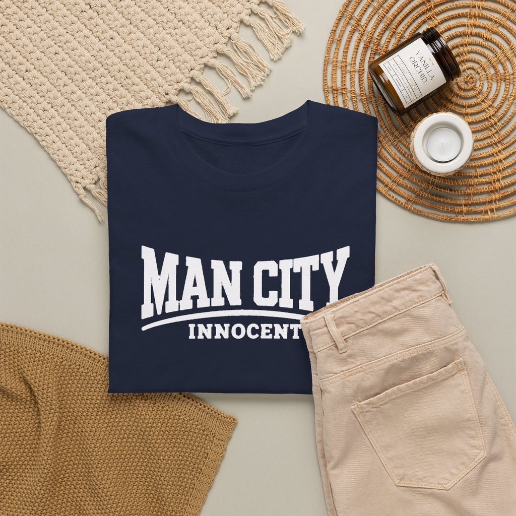 Man City Innocent Cotton T-Shirt / Tee - Vintage Sports Fan Shirt