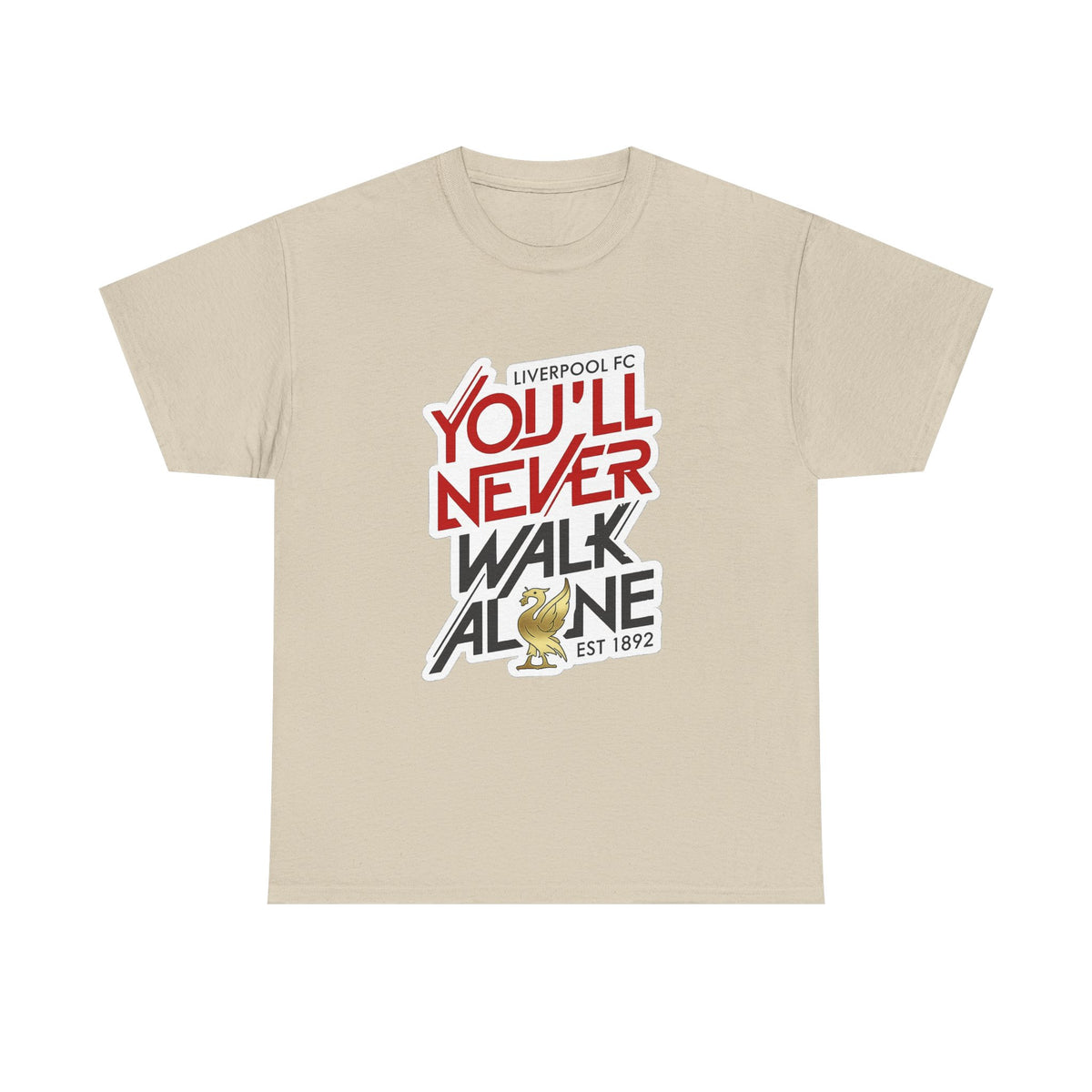 Liverpool You'll Never Walk Alone Cotton T-Shirt — Liverpool FC Fan Tee