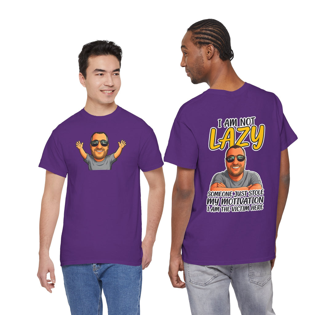 T-Shirt — "I Am Not Lazy" Funny Motivational Graphic Tee