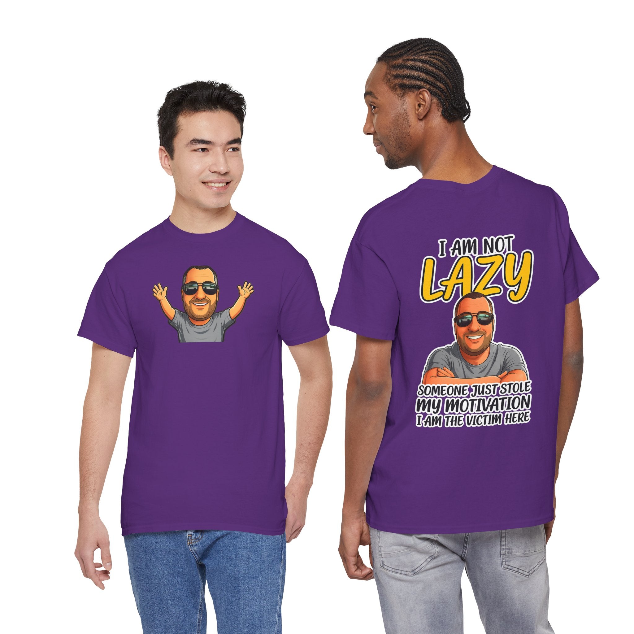 T-Shirt — "I Am Not Lazy" Funny Motivational Graphic Tee