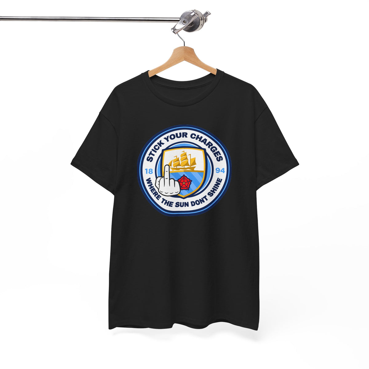 Manchester City "Stick Your Charger Where the Sun Don't Shine" Cotton t-shirt