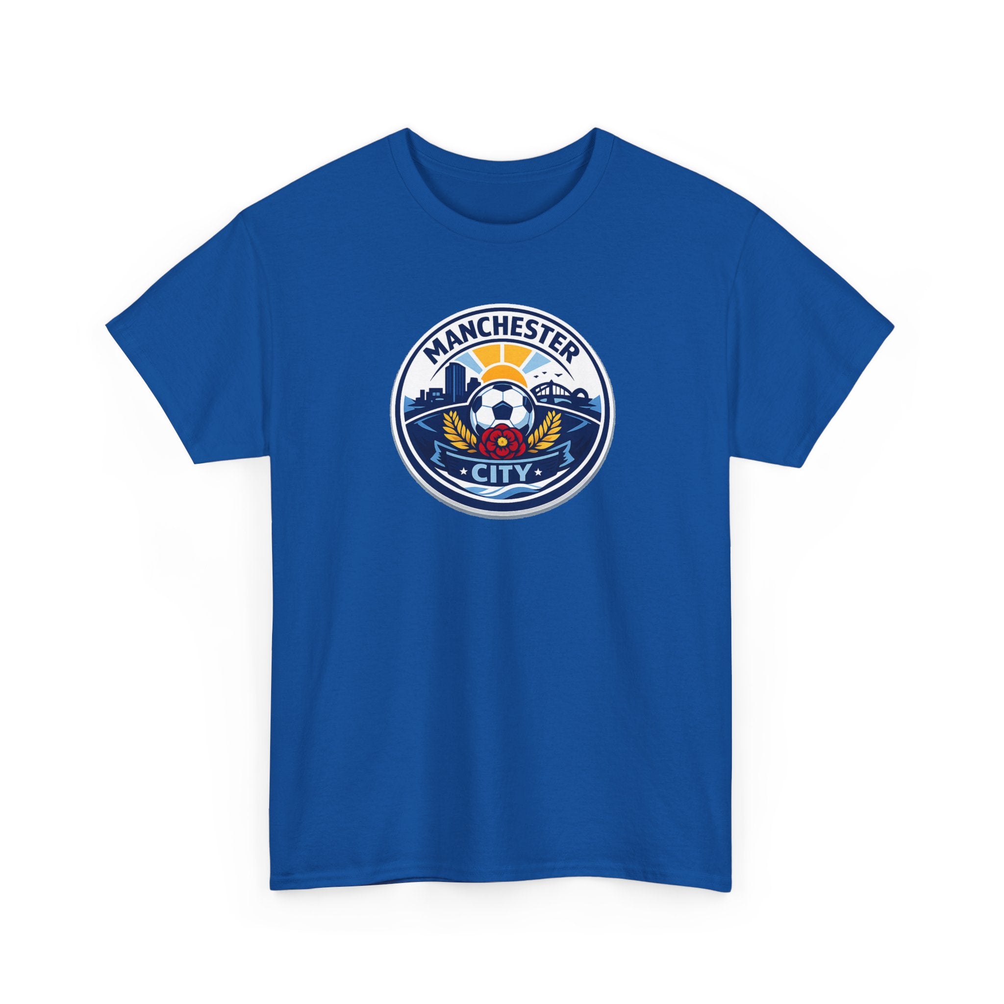 Manchester City Crest T-Shirt — Soccer Fan Tee