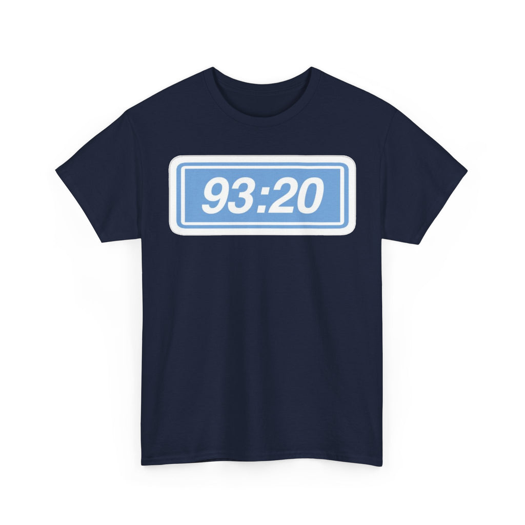 Manchester City 93:20 Tee — Minimal Retro Graphic T‑Shirt