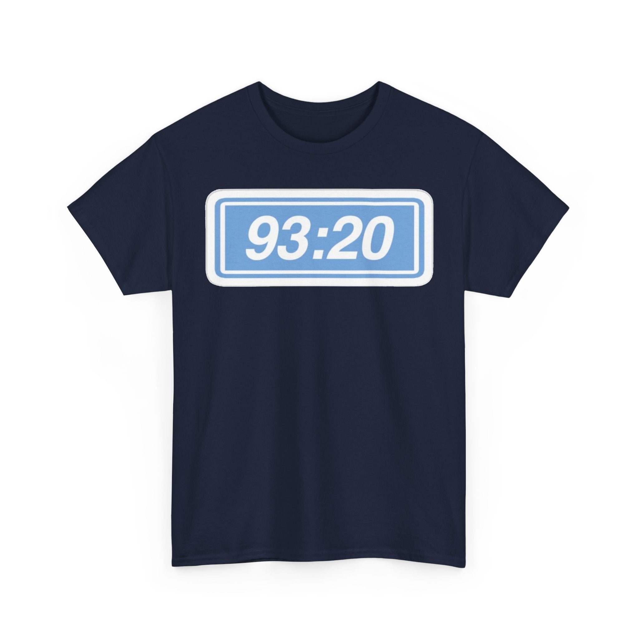 Manchester City 93:20 Tee — Minimal Retro Graphic T‑Shirt