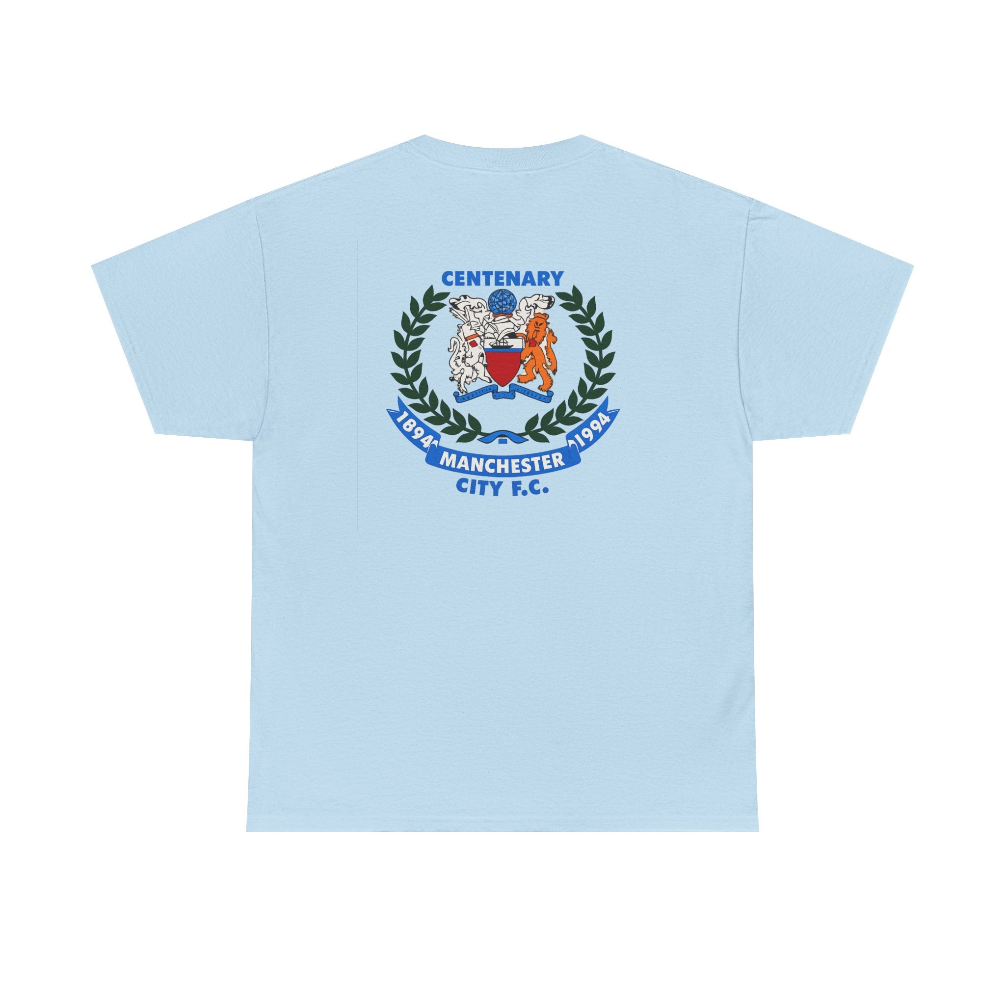 Centenary Manchester City FC Crest Tee — 1894–1994 Commemorative Shirt