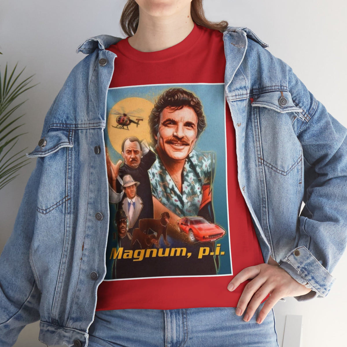 Magnum, P.I. Retro TV Show Inspired Cotton T-Shirt
