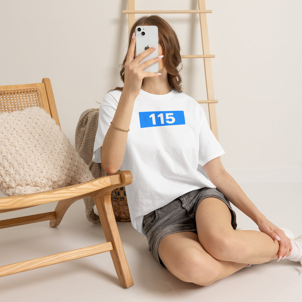 Manchester City 115 Inspired Minimalist Graphic Cotton T-Shirt