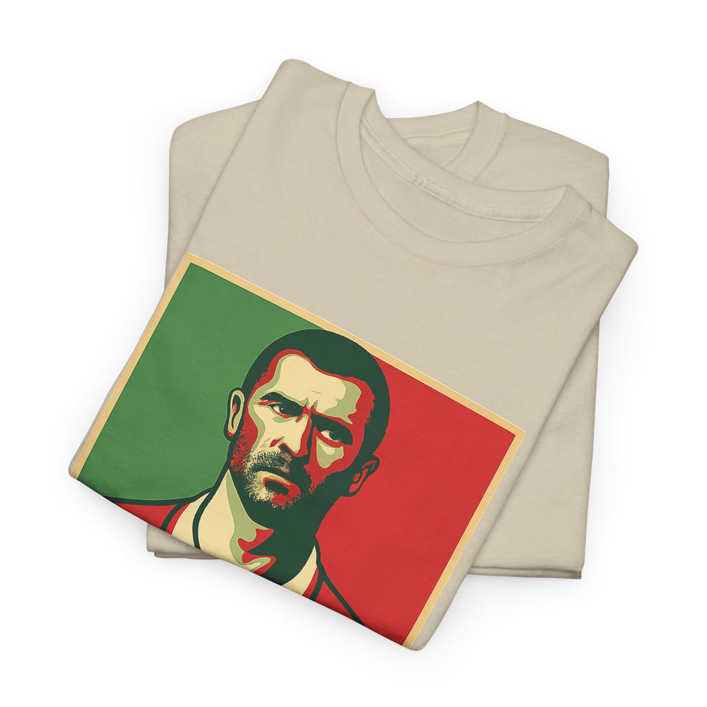 Keane Football Poster Tee — Retro Soccer Jersey Graphic T-Shirt