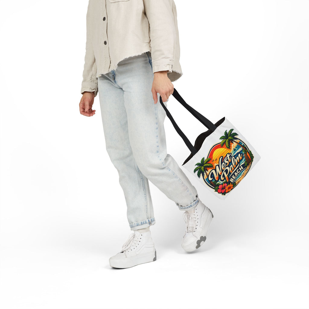 West Palm Beach Vintage Sunset Tote