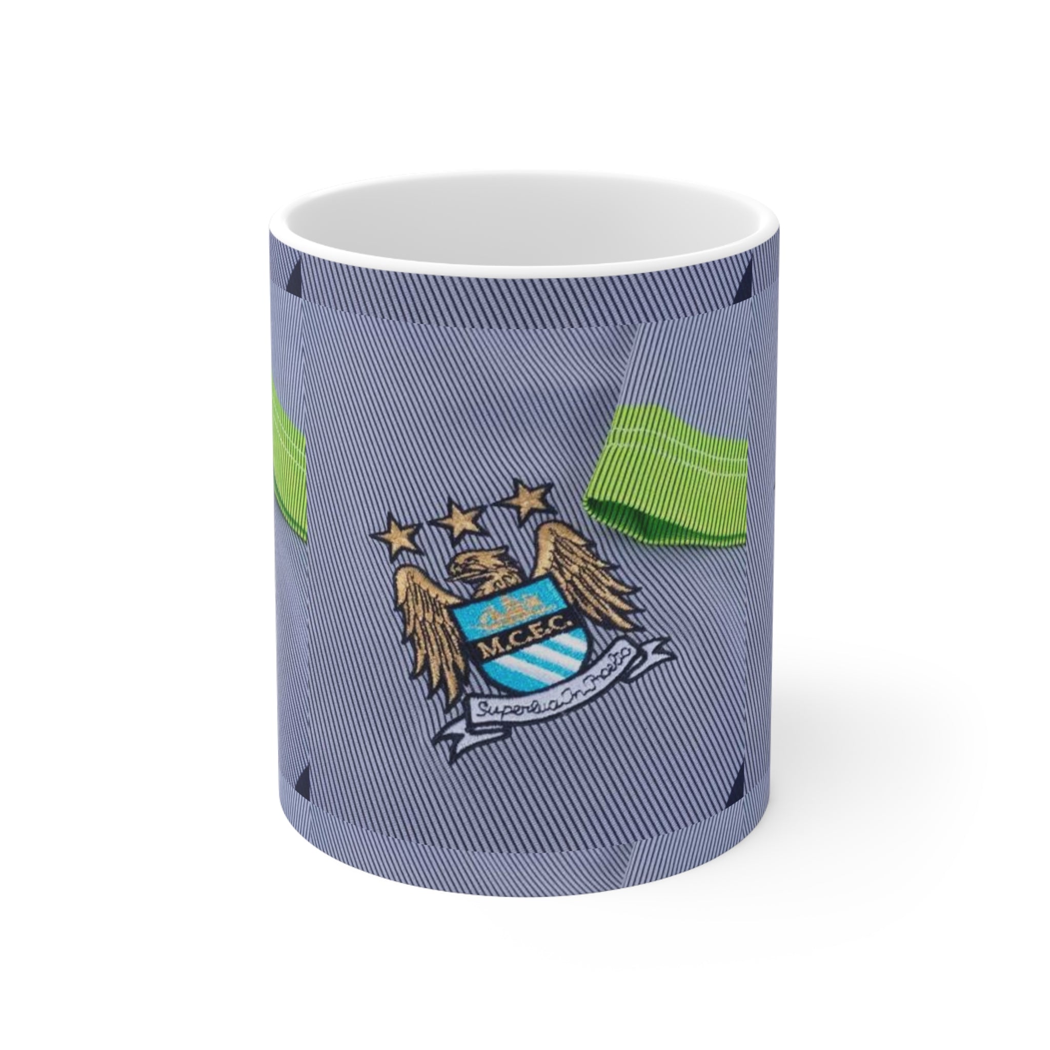 Manchester City Crest Ceramic Coffee Mug — 11oz & 15oz Football Fan Gift