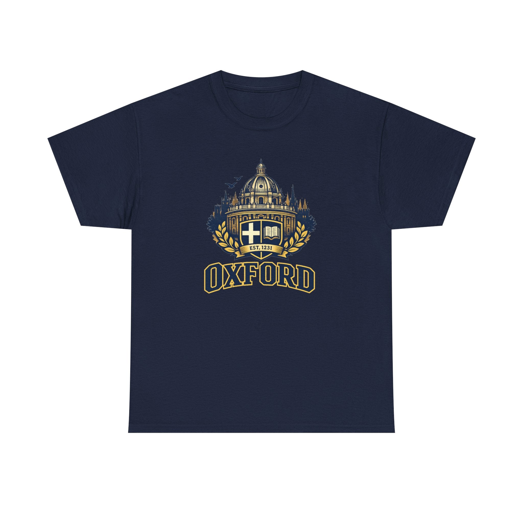 Oxford Crest T-Shirt — Vintage University Graphic Tee