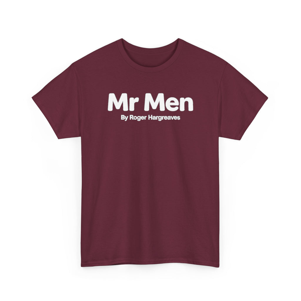 Mr Men T-Shirt – Retro 'Mr Men by Roger Hargreaves' Logo Tee