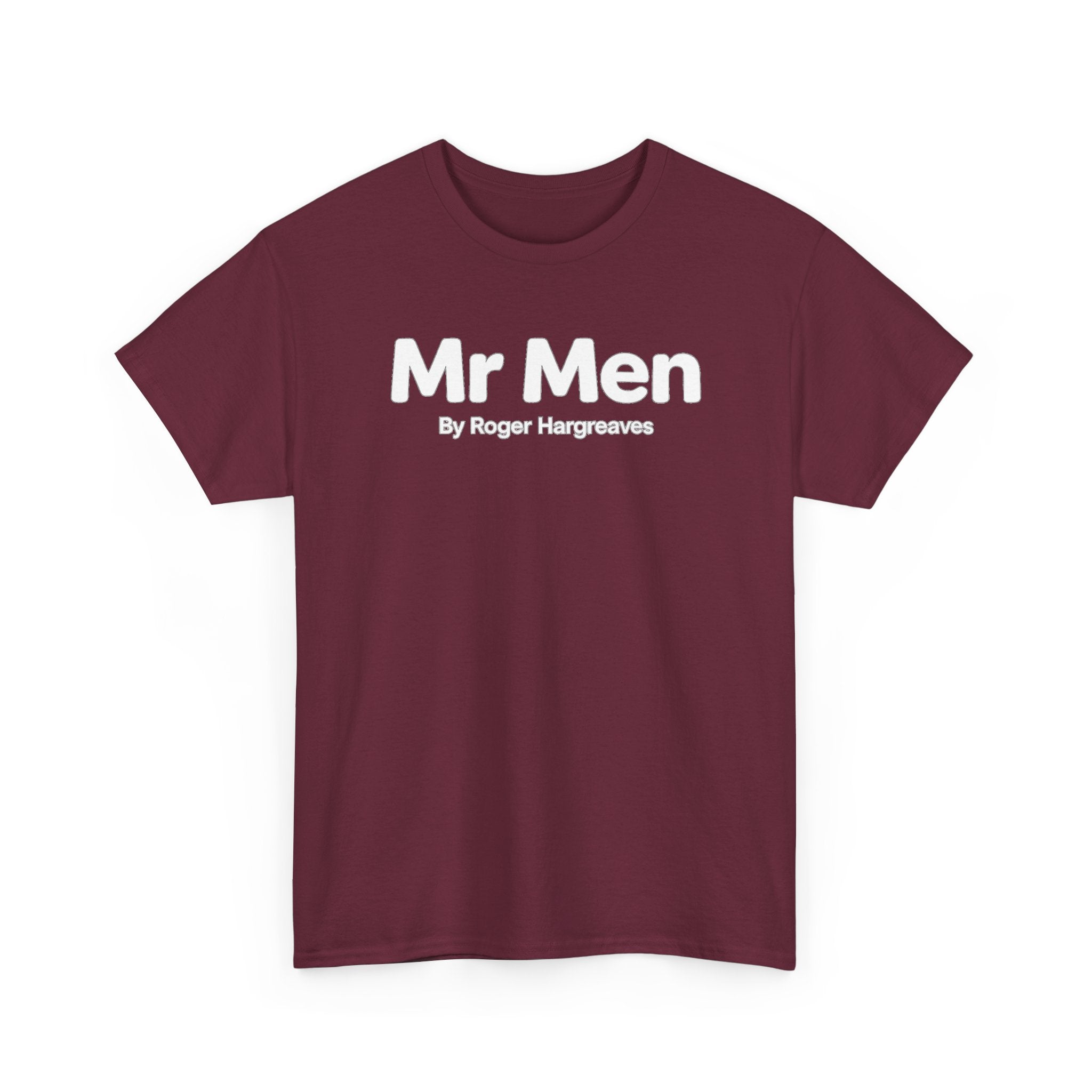 Mr Men T-Shirt – Retro 'Mr Men by Roger Hargreaves' Logo Tee