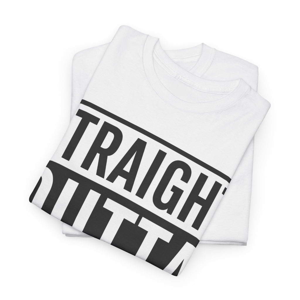 T-Shirt — "Straight Outta Mounjaro" Bold Typography Tee