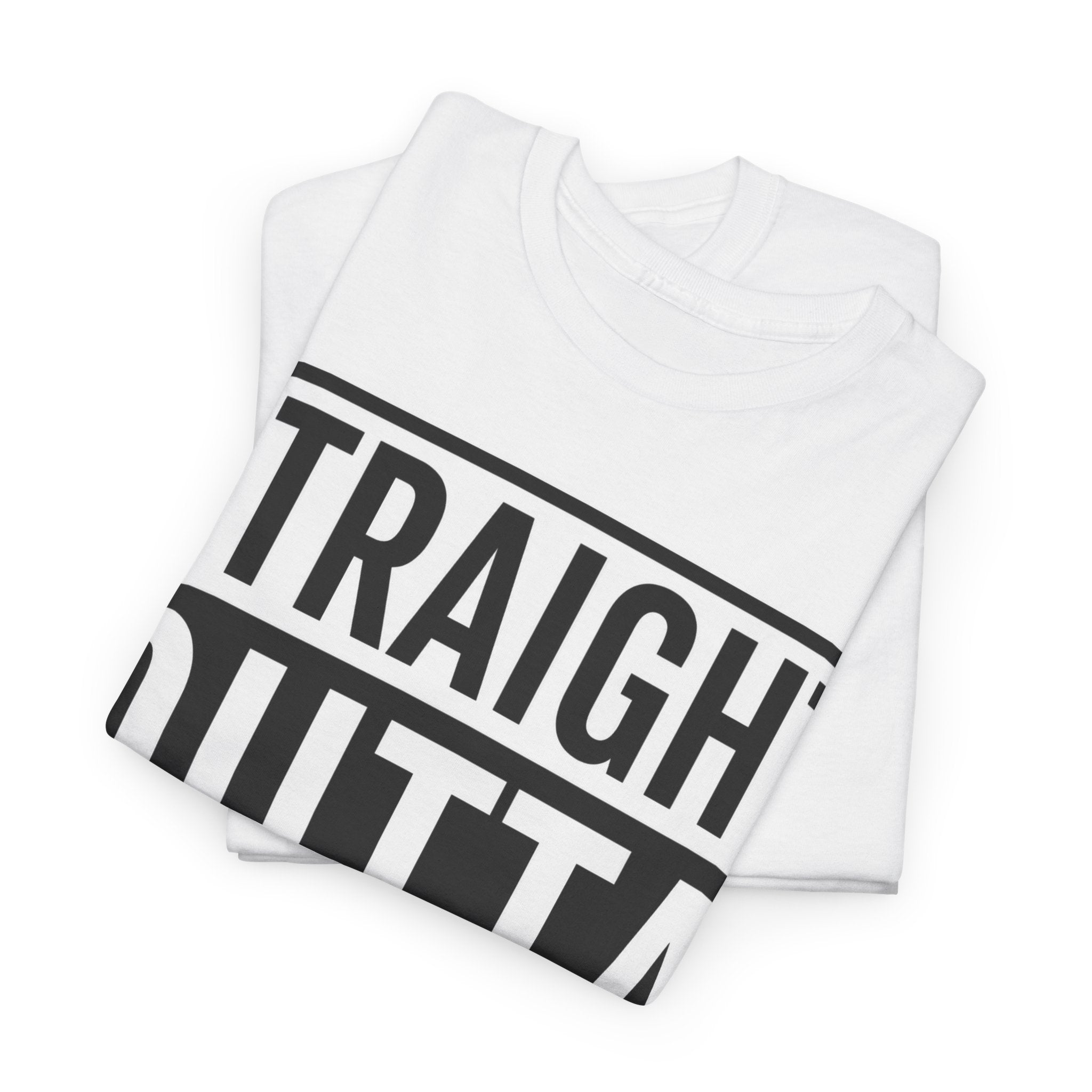 T-Shirt — "Straight Outta Mounjaro" Bold Typography Tee