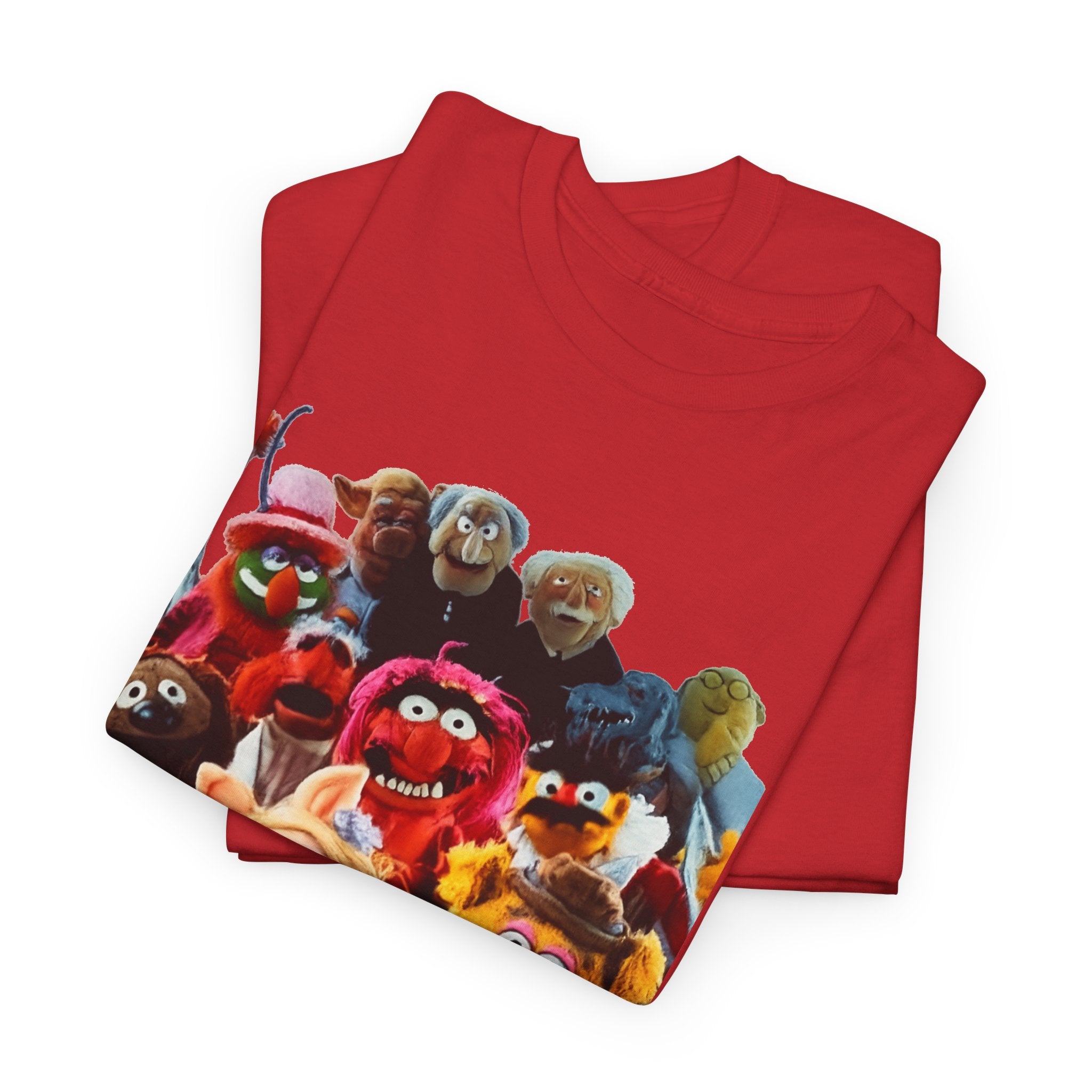 Muppets Puppet Ensemble Graphic Tee — Fun Family Cartoon Shirt