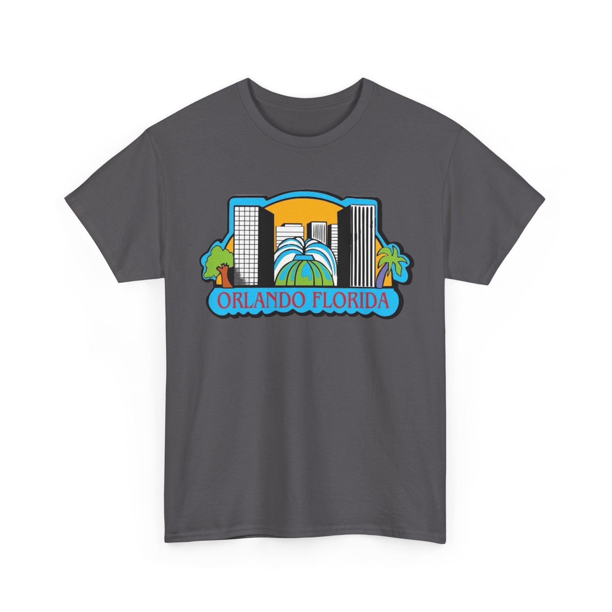 Orlando Florida Retro Skyline T-Shirt