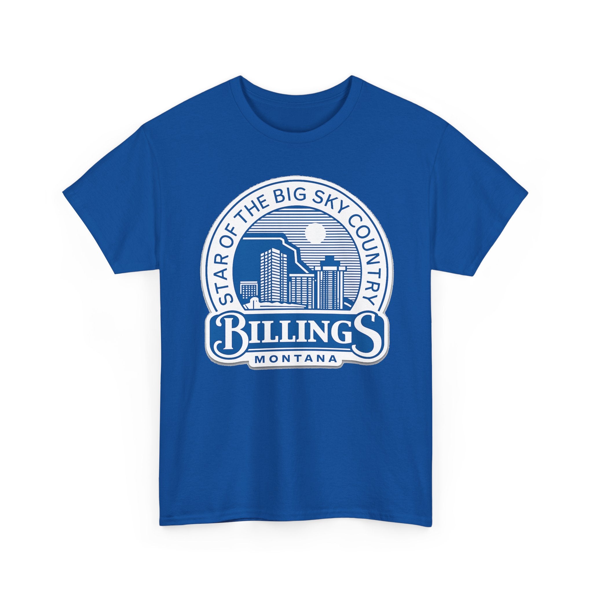 Billings Montana Tee — "Star of the Big Sky Country" Retro City Skyline T-Shirt