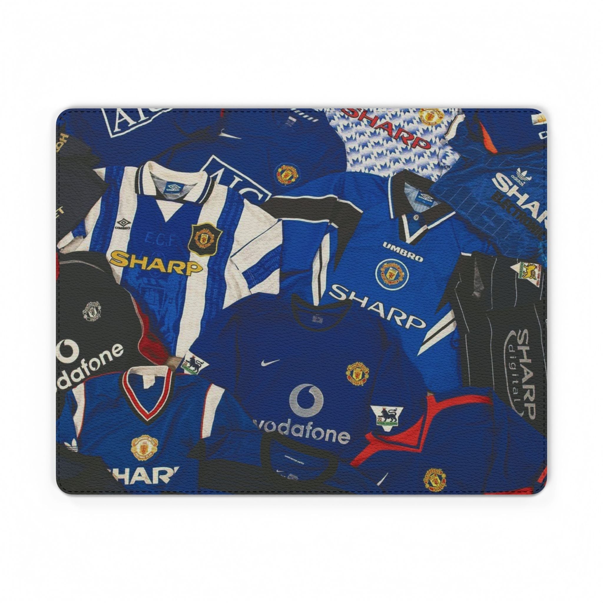 Manchester United Retro Shirts PU Leather Mouse Mat