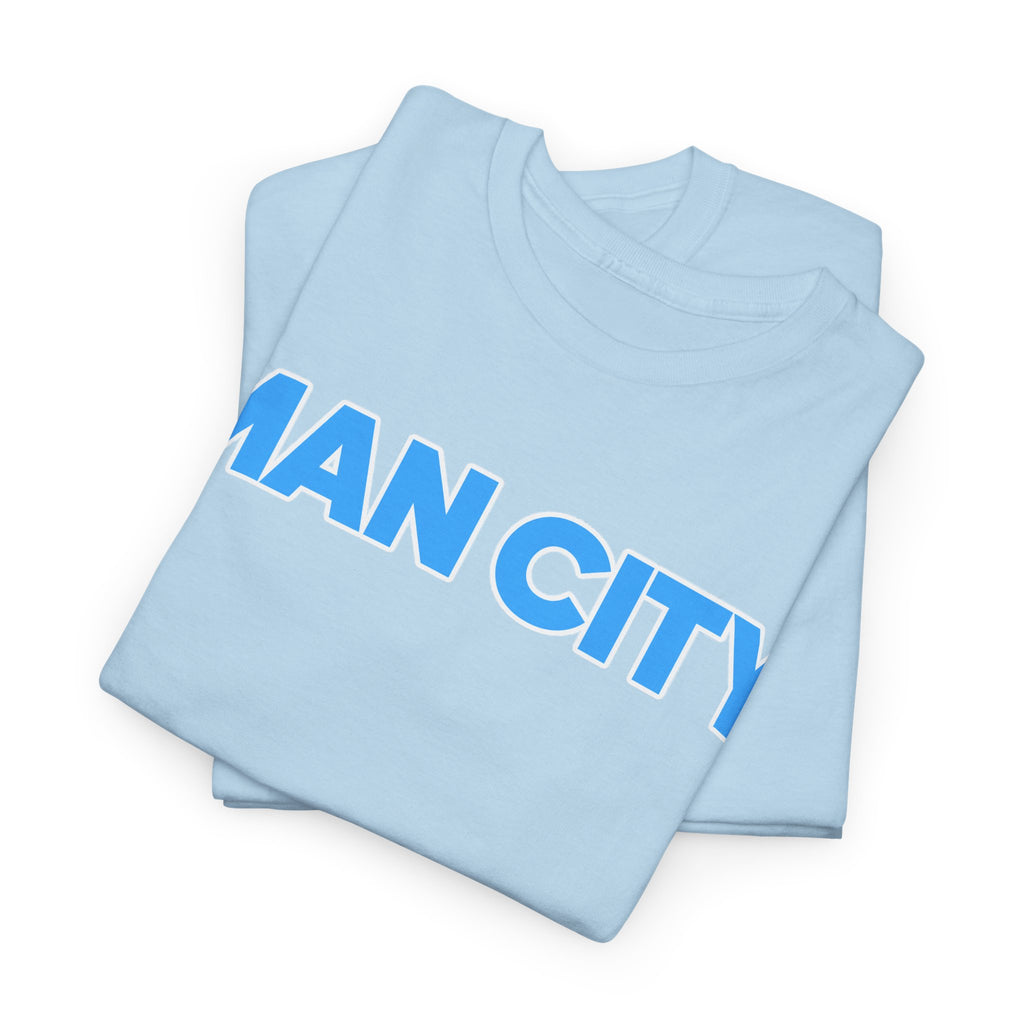 Man City Cotton T‑Shirt — Minimal Football Fan Tee