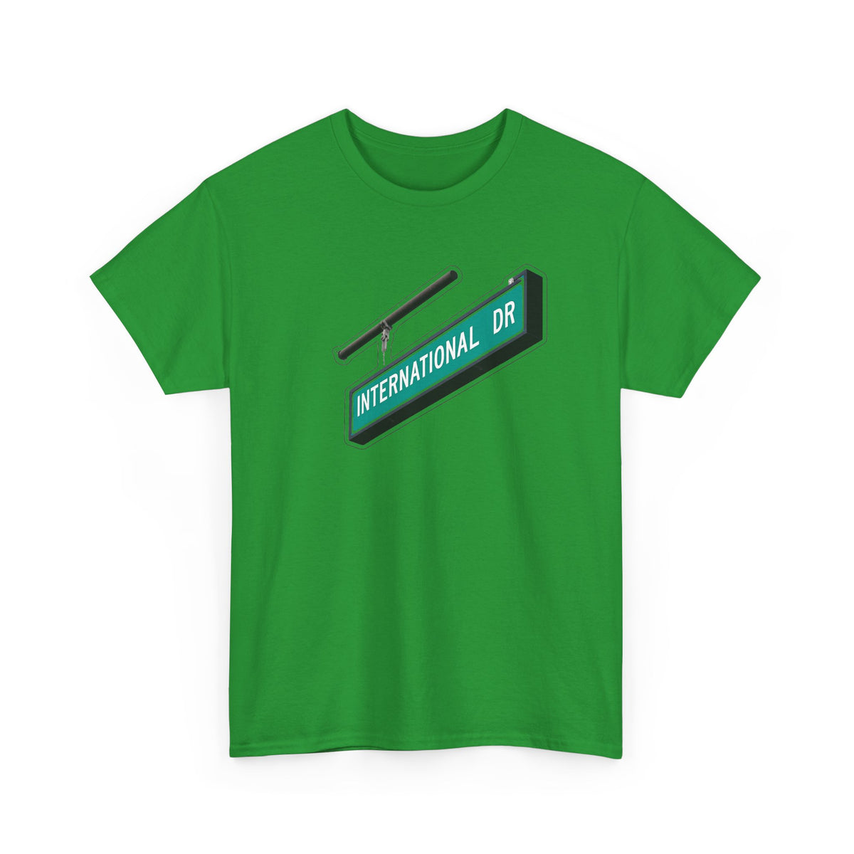 International Dr Street Sign Cotton T-Shirt